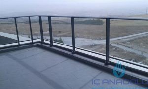 Camlı Paslanmaz Balkon Korkuluğu